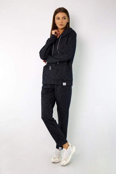 Брюки, худи Kivviwear 4046-4050 сине-серый_меланж - фото 6