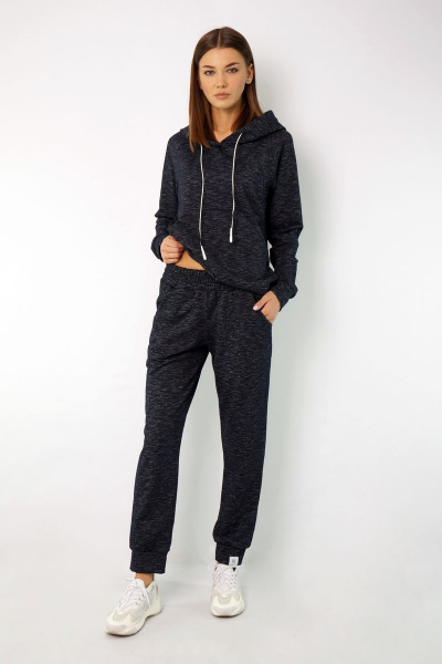 Брюки, худи Kivviwear 4046-4050 сине-серый_меланж - фото 5