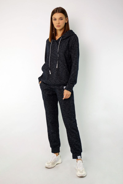 Брюки, худи Kivviwear 4046-4050 сине-серый_меланж - фото 2