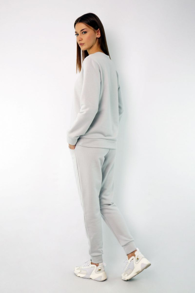 Свитшот Kivviwear 4048 светло-серый - фото 15