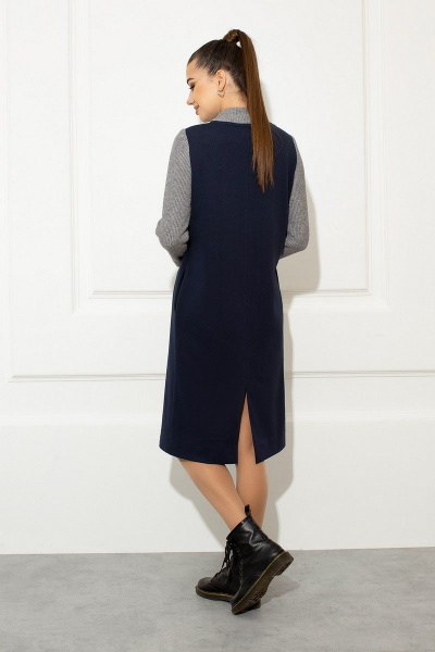 Платье Samnari Т148 синий - фото 5