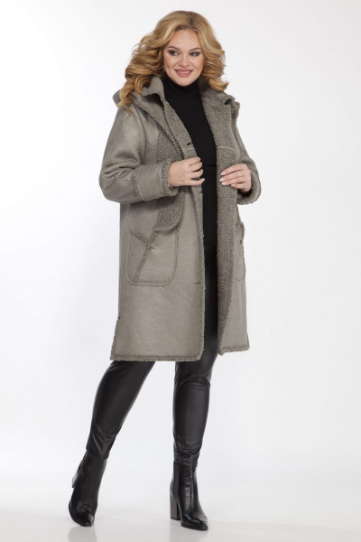 Пальто Matini 2.1024 светлый_хаки - фото 12
