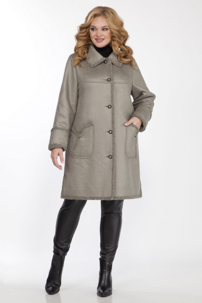 Пальто Matini 2.1024 светлый_хаки - фото 7