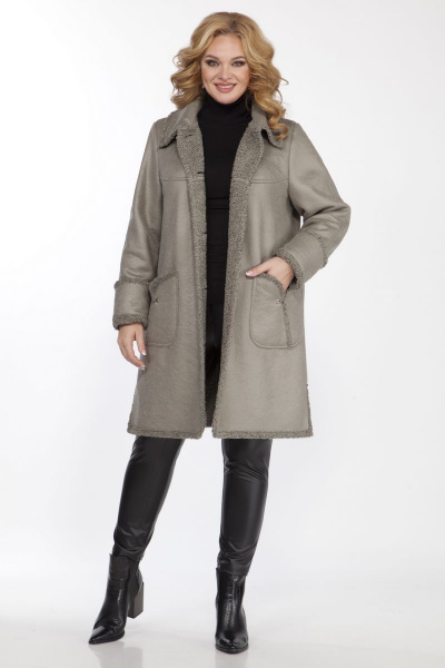 Пальто Matini 2.1024 светлый_хаки - фото 5