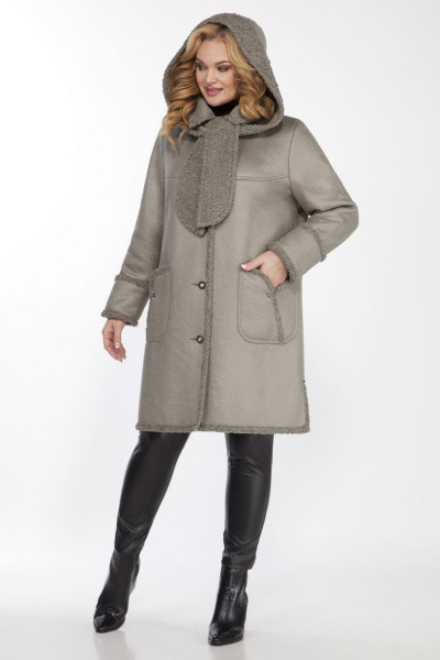 Пальто Matini 2.1024 светлый_хаки - фото 4