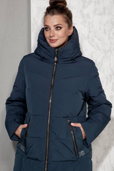 Полупальто Beautiful&Free 4064 бирюза - фото 6