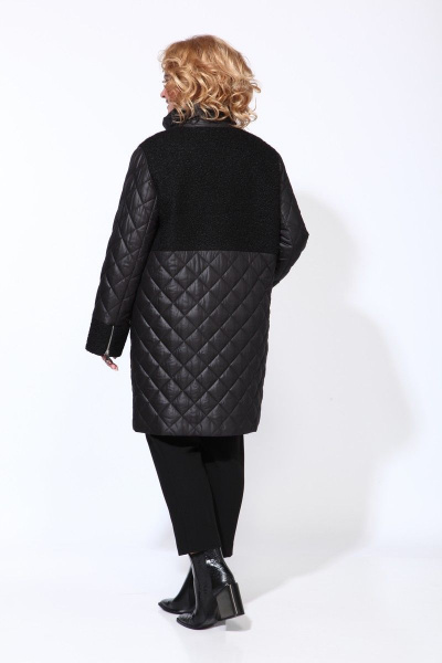 Пальто Karina deLux М-9908 черный - фото 7
