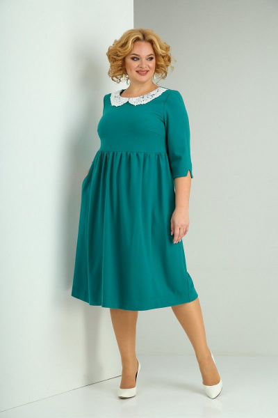 Платье SOVITA M-2132 изумруд - фото 4