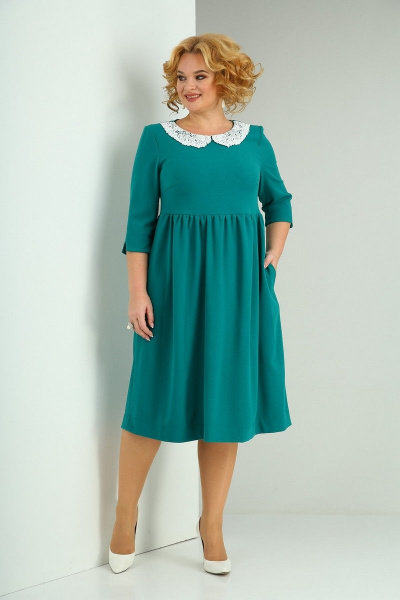 Платье SOVITA M-2132 изумруд - фото 3