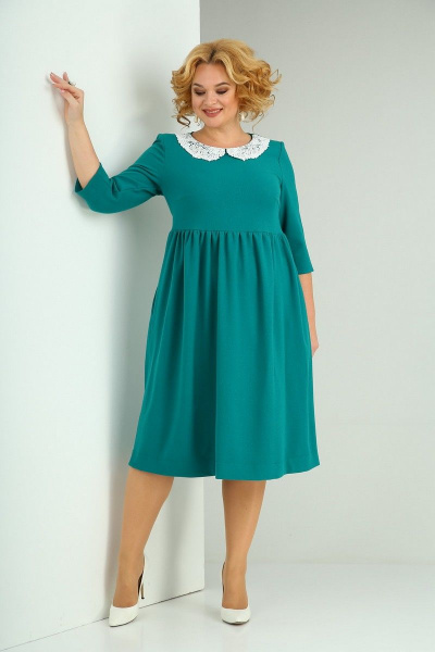 Платье SOVITA M-2132 изумруд - фото 2
