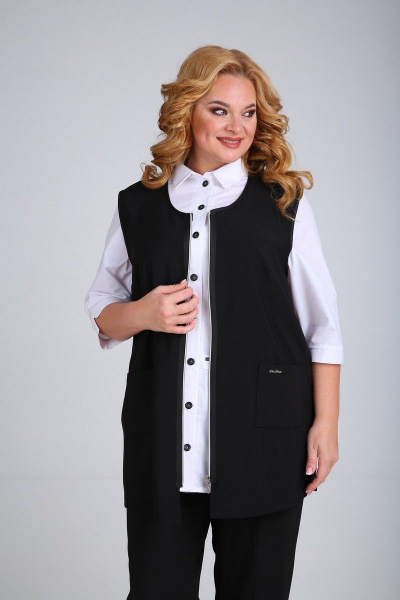 Жилет Mamma Moda М-47 черный - фото 4