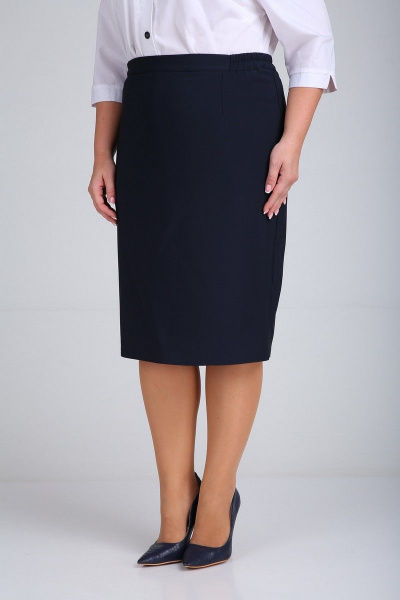 Юбка Mamma Moda М-55 синий_однотон - фото 3