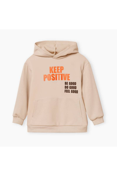 Объемное худи с капюшоном и накладным карманом Bell Bimbo 212089 бежевый - фото 1