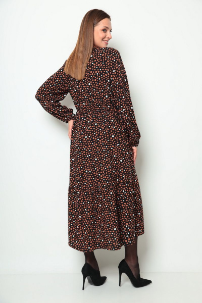 Платье Michel chic 2061 коричневый - фото 5