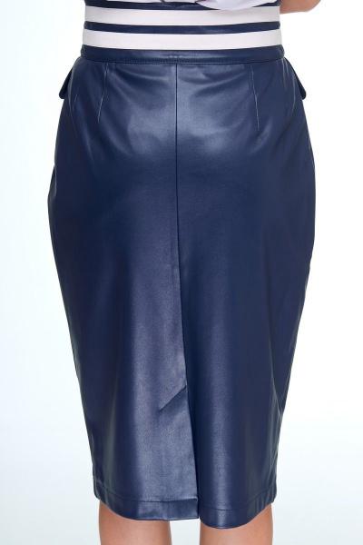Юбка Anelli 989 синий - фото 6
