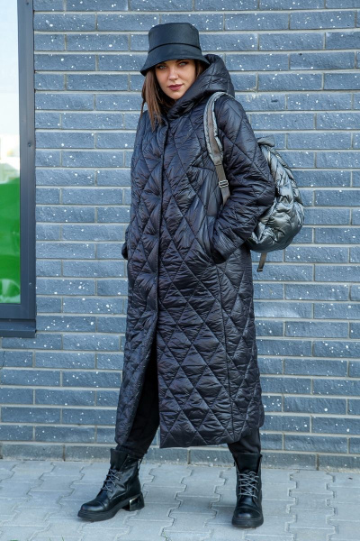 Пальто Lady Secret 5007 черный - фото 1