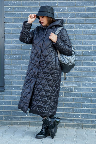 Пальто Lady Secret 5007 черный - фото 2