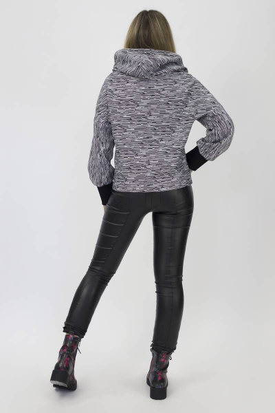 Худи Effect-Style 700 чёрно-белый - фото 6