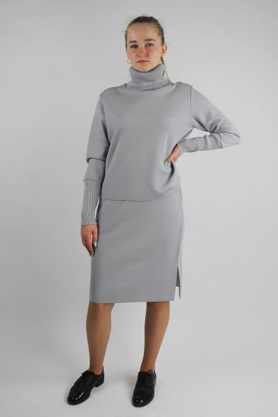 Демисезонный комплект одежды из трикотажных джемпера и юбки Полесье С0115-20 1С1096-Д43 170,176 ангора - фото 2