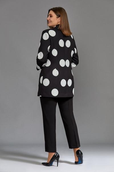 Жакет Mubliz 612 черно-белый - фото 3