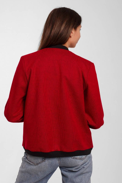 Бомбер Madech 202270 красный,черный - фото 2