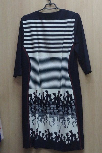 Демисезонное платье с ярким принтом и текстильной отделкой Таир-Гранд 6517 девочки - фото 2