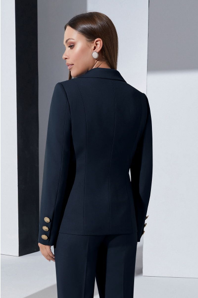 Блуза, брюки, жакет Lissana 4328 темно-синий - фото 9