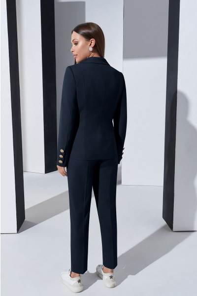 Блуза, брюки, жакет Lissana 4328 темно-синий - фото 8