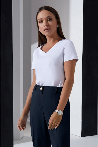 Блуза, брюки, жакет Lissana 4328 темно-синий - фото 4