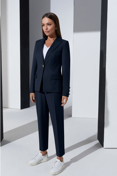 Блуза, брюки, жакет Lissana 4328 темно-синий - фото 1