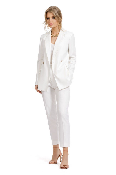 Брюки, жакет PiRS 906 белый - фото 1