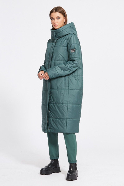 Пальто EOLA 2079 изумруд - фото 5