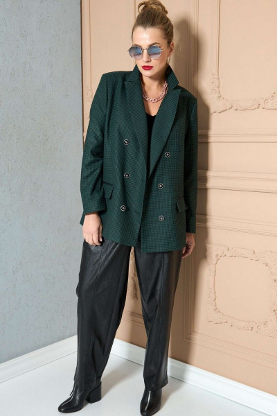 Жакет SOVA 11162 зеленый - фото 3