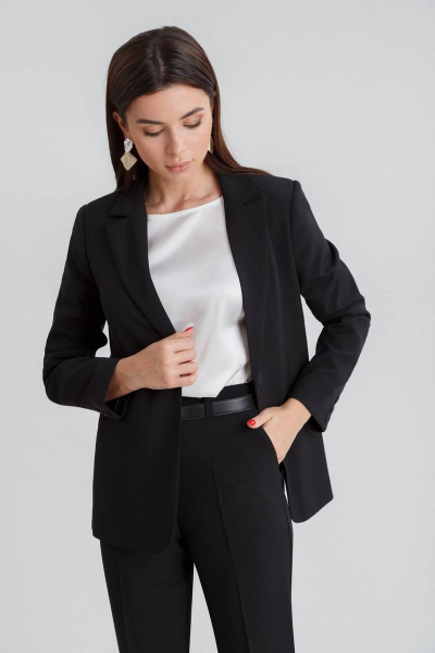 Брюки, жакет IVARI 10403 черный - фото 3