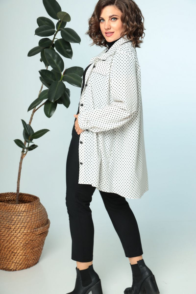 Блуза Anastasia 706 молочный - фото 4
