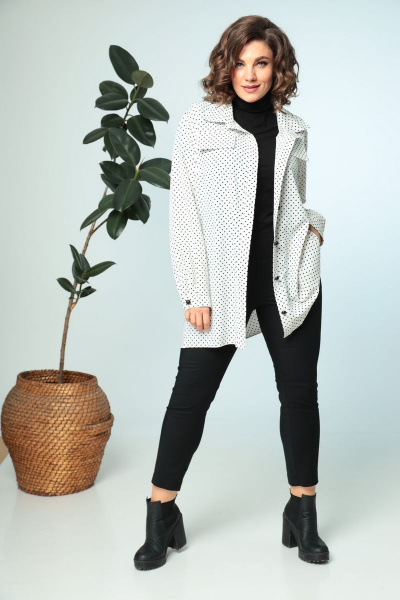 Блуза Anastasia 706 молочный - фото 3