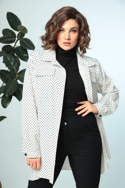 Блуза Anastasia 706 молочный - фото 2