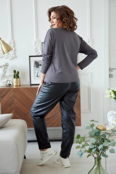 Джемпер Rumoda 2037/4_дл/р графит - фото 3