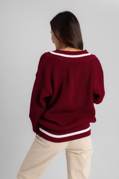 Джемпер EV&ES 9 бордо - фото 4