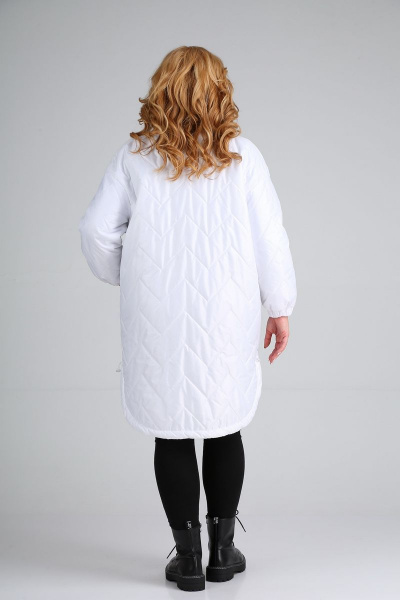 Пальто Диомант 1728 белый - фото 5