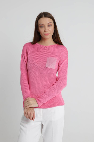 Демисезонный хлопковый джемпер розовый Romgil 645ХТЗ розовый - фото 2