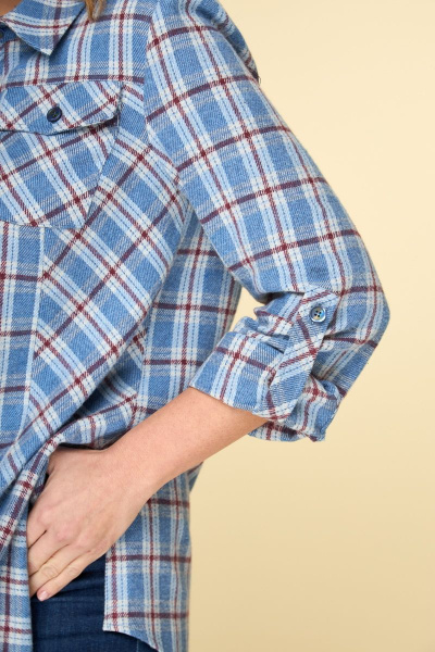 Туника DaLi 2590 голубая - фото 4