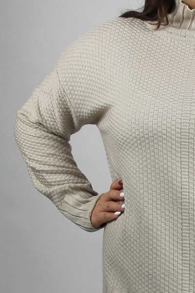 Демисезонный комплект из свитера и юбки с воротником-стойкой Полесье С0121-20 0С2197-Д43 158,164 слоновая_кость - фото 4