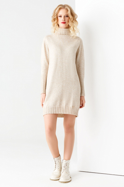 Платье Панда 74980z бежевый - фото 1