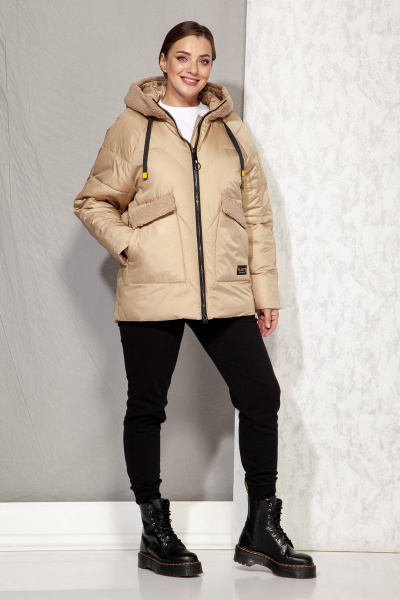 Куртка Beautiful&Free 4066 бежевый - фото 2