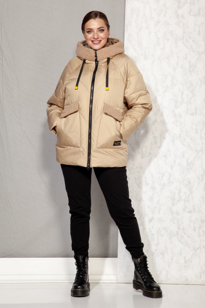 Куртка Beautiful&Free 4066 бежевый - фото 1