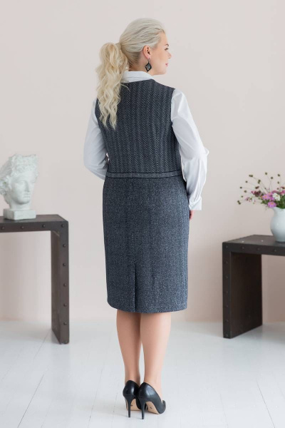 Сарафан ASV 2459 серый - фото 2