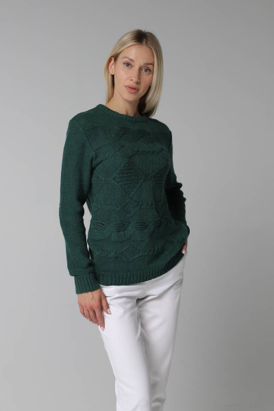 Джемпер Romgil 191ТЗ темно-зеленый - фото 3