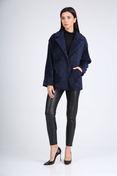 Пальто Диомант 1733 синий - фото 6