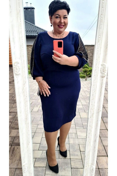 Платье Vittoria Queen 14793/1 темно-синий - фото 5